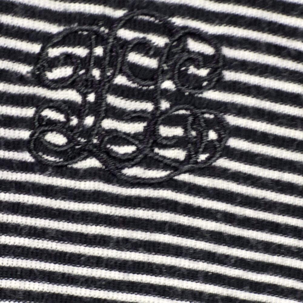 Lauren Ralph Lauren Women's XL Black & White Stripe Pajama Shirt - Picture 3 of 7